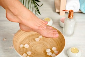 preparation bain de pied